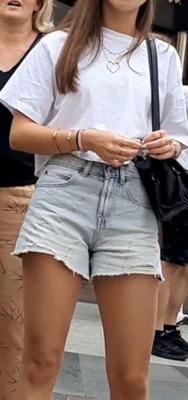 Streetgirls in shorts 