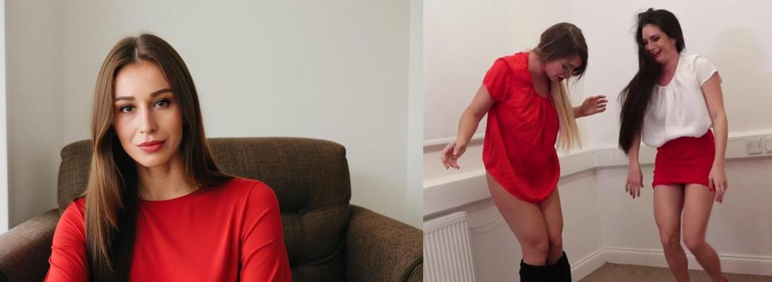 Canadian Anna Ivanchenko Has Her Skirt Pulled Down