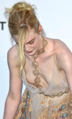 Stylish Celeb Teen Slut Elle Fanning, Elegant Cum and Piss Whore