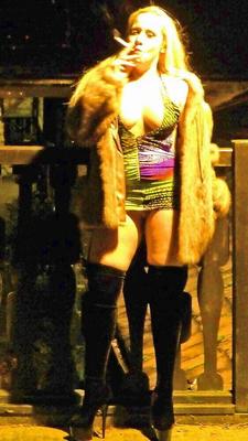 STREET HOOKERS IN HIGH HEELS 