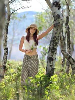 Elena Amongst the trees