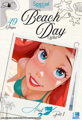 Journée de la plage Whit Ariel