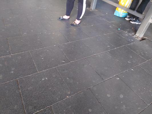 What a Combo: PedSocks and Sandals (A Shocked White Man appears)